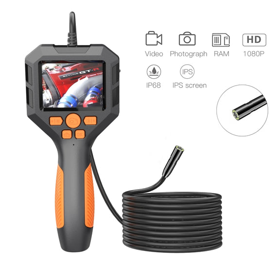 8mm P10 2.8 inch HD Handheld Endoscope with LCD Screen, Length:10m