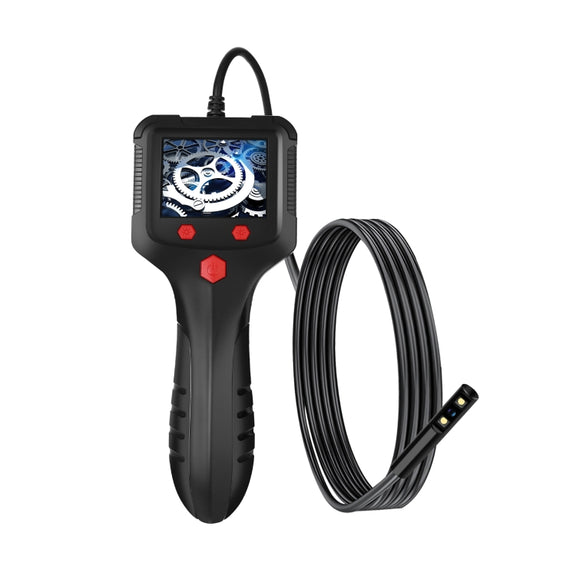 P100 8mm Side 2.4 inch HD Handheld Endoscope Hardlinewith with LCD Screen, Length:10m