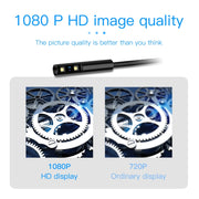 P100 8mm Side 2.4 inch HD Handheld Endoscope Hardlinewith with LCD Screen, Length:15m