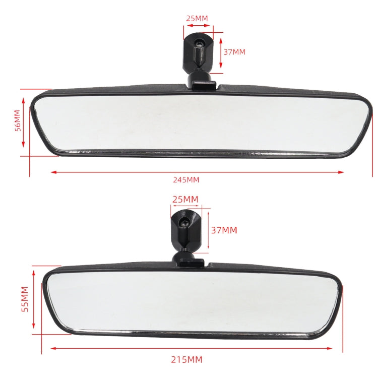 10 inch Car Modified Large Field View Reflective Auxiliary Mirror