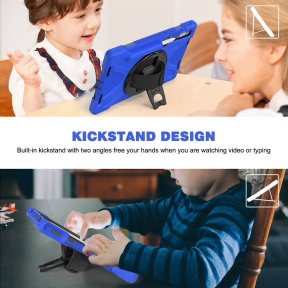 For Lenovo Tab P11 Pro Gen 2 Silicone + PC Protective Tablet Case(Blue)
