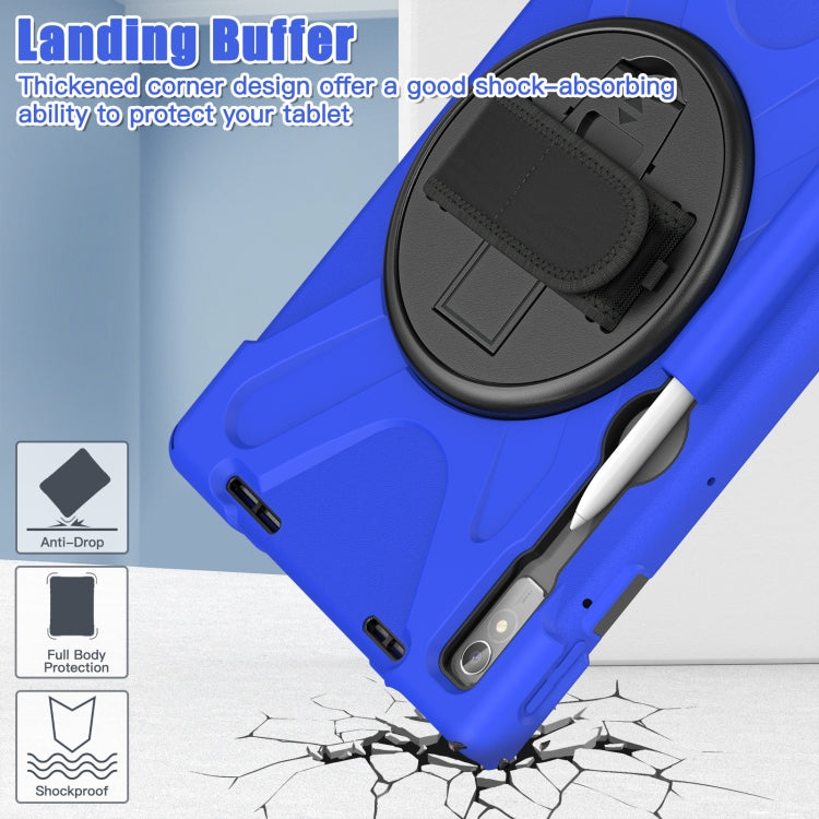 For Lenovo Tab P11 Pro Gen 2 Silicone + PC Protective Tablet Case(Blue)