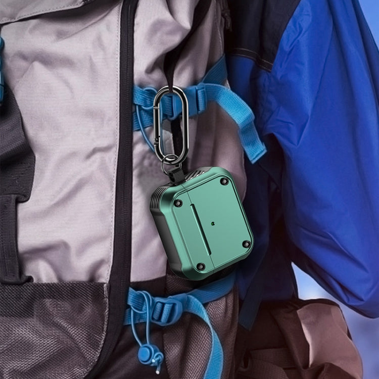 For  AirPods 3 Wing TPU + PC Shockproof Earphone Protective Case(Black Yellow) - For AirPods 3 by PMC Jewellery | Online Shopping South Africa | PMC Jewellery | Buy Now Pay Later Mobicred