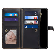 For Google Pixel 7 Pro 5G ESEBLE Star Series Lanyard Zipper Wallet RFID Leather Case(Black)