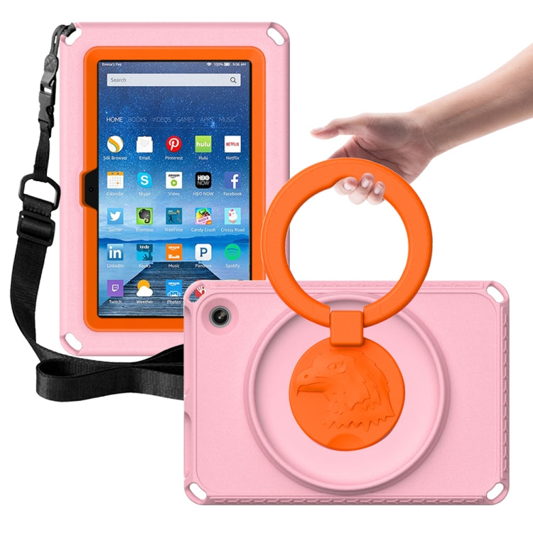 For Amazon Kindle Fire HD7 2022 EVA + PC Shockproof Tablet Case with Waterproof Frame(Pink) - Amazon by PMC TechLife | Online Shopping South Africa | PMC TechLife | Buy Now Pay Later Mobicred