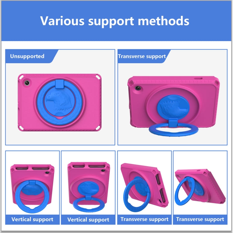 For Amazon Kindle Fire HD7 2022 EVA + PC Shockproof Tablet Case with Waterproof Frame(Rose Red) - Amazon by PMC TechLife | Online Shopping South Africa | PMC TechLife | Buy Now Pay Later Mobicred