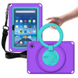 For Amazon Kindle Fire HD7 2022 EVA + PC Shockproof Tablet Case with Waterproof Frame(Purple) - Amazon by PMC TechLife | Online Shopping South Africa | PMC TechLife | Buy Now Pay Later Mobicred