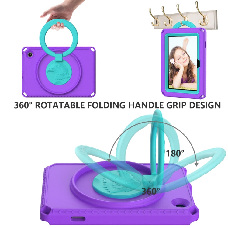 For Amazon Kindle Fire HD7 2022 EVA + PC Shockproof Tablet Case with Waterproof Frame(Purple) - Amazon by PMC TechLife | Online Shopping South Africa | PMC TechLife | Buy Now Pay Later Mobicred