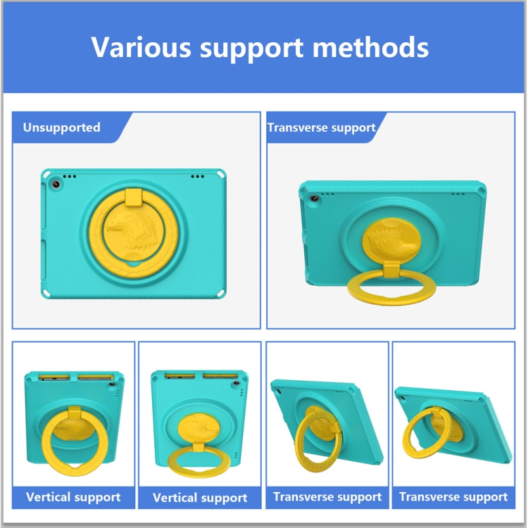 For Amazon Kindle Fire HD10 2021 EVA + PC Shockproof Tablet Case with Waterproof Frame(Glacier Green) - Amazon by PMC TechLife | Online Shopping South Africa | PMC TechLife | Buy Now Pay Later Mobicred