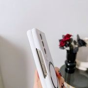 For Samsung Galaxy Z Fold4 Skin Feel MagSafe Magnetic Phone Case(Mint Green)