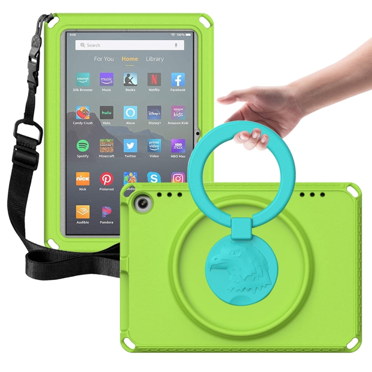 For Amazon Fire HD 8 2020 / HD 8 Plus 2022 EVA + PC Shockproof Tablet Case without Water-resistant Frame(Grass Green) - Amazon by PMC TechLife | Online Shopping South Africa | PMC TechLife | Buy Now Pay Later Mobicred