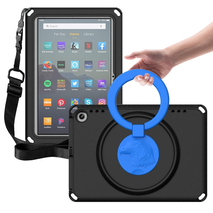For Amazon Fire HD 8 2020 / HD 8 Plus 2022 EVA + PC Shockproof Tablet Case without Water-resistant Frame(Black) - Amazon by PMC TechLife | Online Shopping South Africa | PMC TechLife | Buy Now Pay Later Mobicred