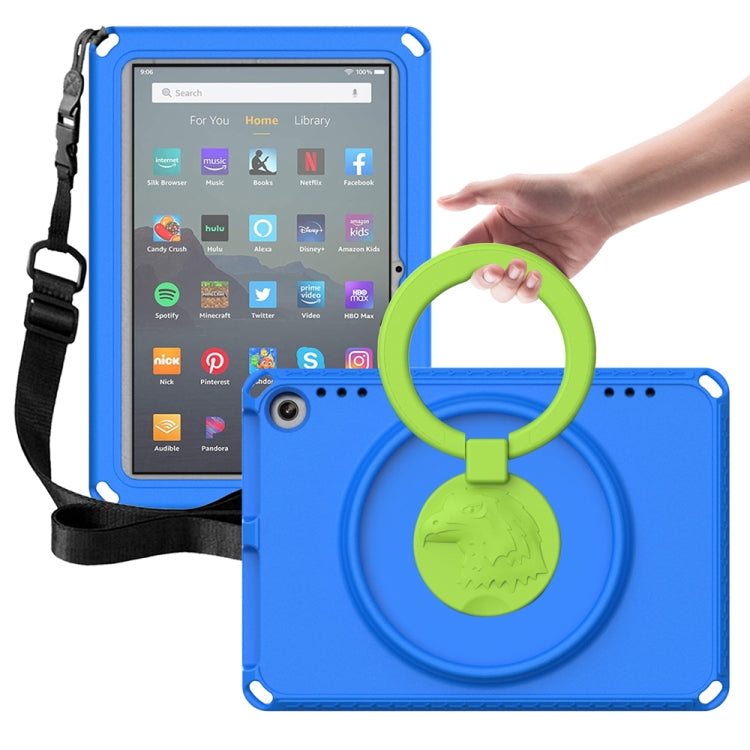 For Amazon Fire HD 8 2020 / HD 8 Plus 2022 EVA + PC Shockproof Tablet Case without Water-resistant Frame(Blue) - Amazon by PMC TechLife | Online Shopping South Africa | PMC TechLife | Buy Now Pay Later Mobicred