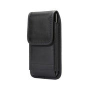 For 5.5-6.3 inch Universal Nylon Cloth Mobile Phone Waist Bag with Card Slot(Black)