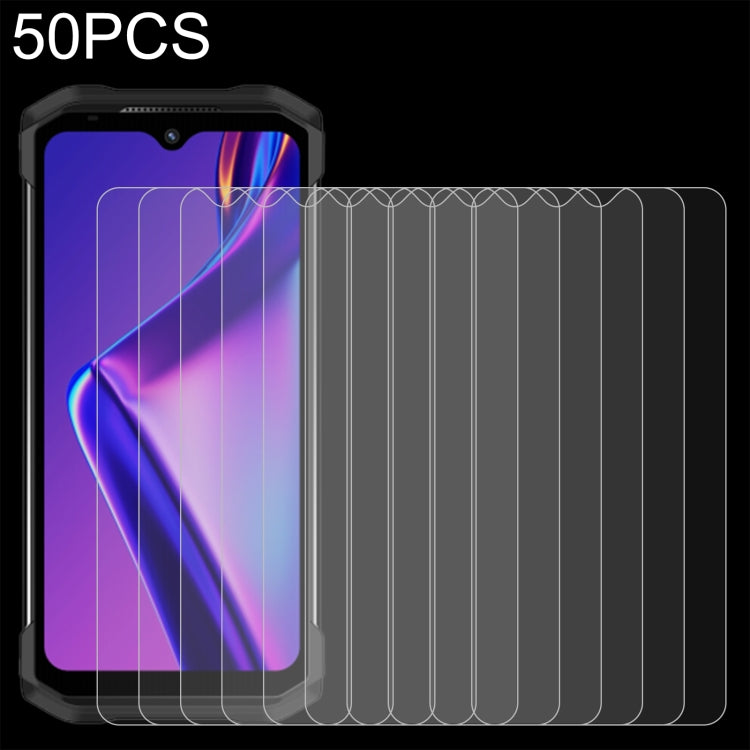 For DOOGEE S99 50pcs 0.26mm 9H 2.5D Tempered Glass Film - For Doogee by PMC TechLife | Online Shopping South Africa | PMC TechLife | Buy Now Pay Later Mobicred