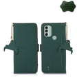 For Nokia C31 Genuine Leather Magnetic RFID Leather Phone Case(Green) - Nokia Cases by PMC TechLife | Online Shopping South Africa | PMC TechLife | Buy Now Pay Later Mobicred