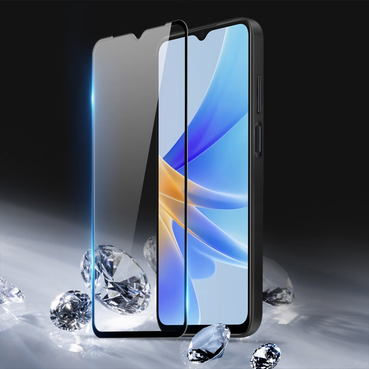 For OPPO A17 4G 10pcs DUX DUCIS 0.33mm 9H Medium Alumina HD Full Screen Tempered Glass Film