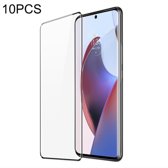 For Motorola Edge 30 Ultra 10pcs DUX DUCIS 0.33mm 9H Medium Alumina HD Full Screen Tempered Glass Film
