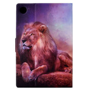 For Huawei MatePad T 10 / T 10s Electric Pressed TPU Leather Tablet Case(Lion King)