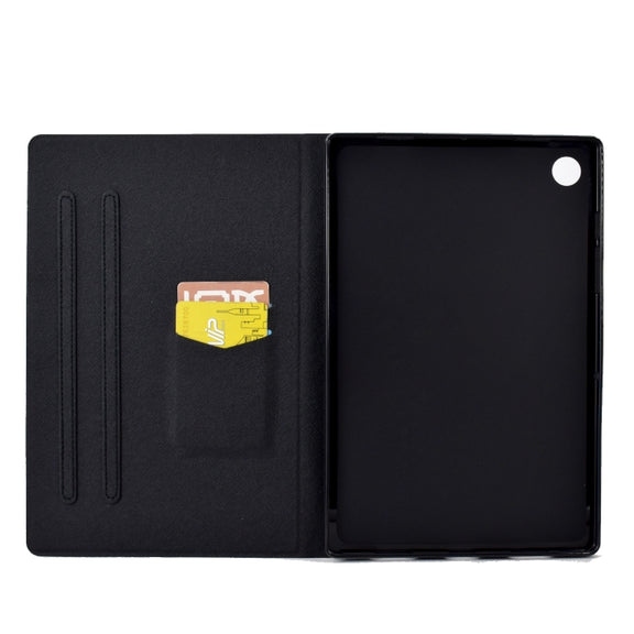 For Huawei MatePad T 10 / T 10s Electric Pressed TPU Leather Tablet Case(Lion King)