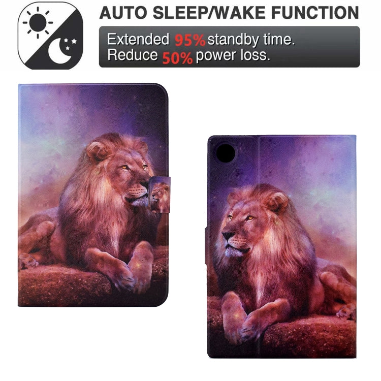 For Huawei MatePad T 10 / T 10s Electric Pressed TPU Leather Tablet Case(Lion King) - Huawei by PMC TechLife | Online Shopping South Africa | PMC TechLife | Buy Now Pay Later Mobicred
