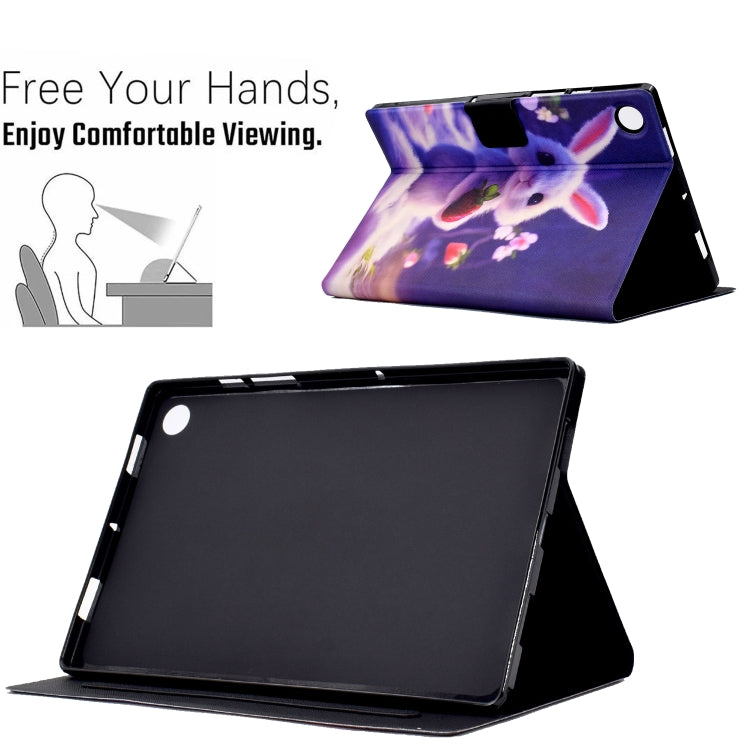 For Huawei MatePad T 10 / T 10s Electric Pressed TPU Leather Tablet Case(Strawberry Bunny) - Huawei by PMC TechLife | Online Shopping South Africa | PMC TechLife | Buy Now Pay Later Mobicred