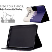 For Amazon Kindle Paperwhite 5 2021 Electric Pressed TPU Smart Leather Tablet Case(Lazy Cat)