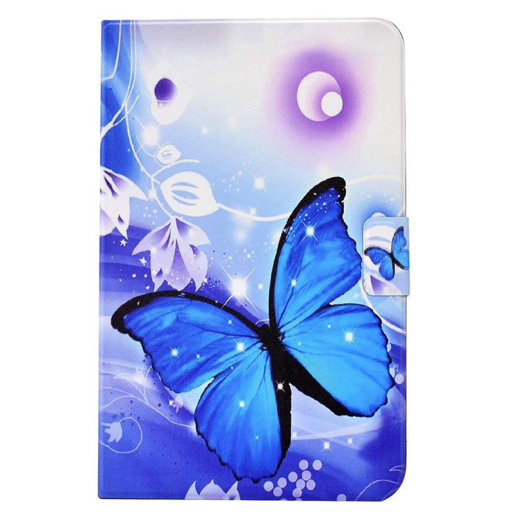 For Lenovo Tab M10 HD Gen 2 Electric Pressed TPU Smart Leather Tablet Case(Blue Butterfly) - Lenovo by PMC TechLife | Online Shopping South Africa | PMC TechLife | Buy Now Pay Later Mobicred