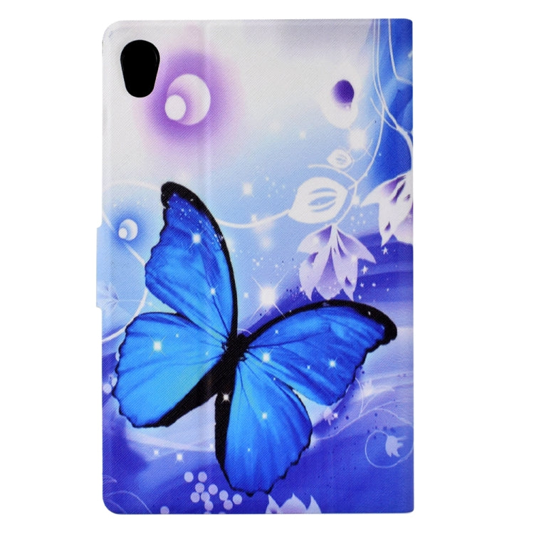 For Lenovo Tab M10 HD Gen 2 Electric Pressed TPU Smart Leather Tablet Case(Blue Butterfly) - Lenovo by PMC TechLife | Online Shopping South Africa | PMC TechLife | Buy Now Pay Later Mobicred