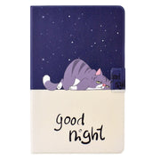 For Lenovo Tab M10 HD Gen 2 Electric Pressed TPU Smart Leather Tablet Case(Lazy Cat)