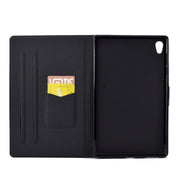 For Lenovo Tab M10 HD Gen 2 Electric Pressed TPU Smart Leather Tablet Case(Lazy Cat)