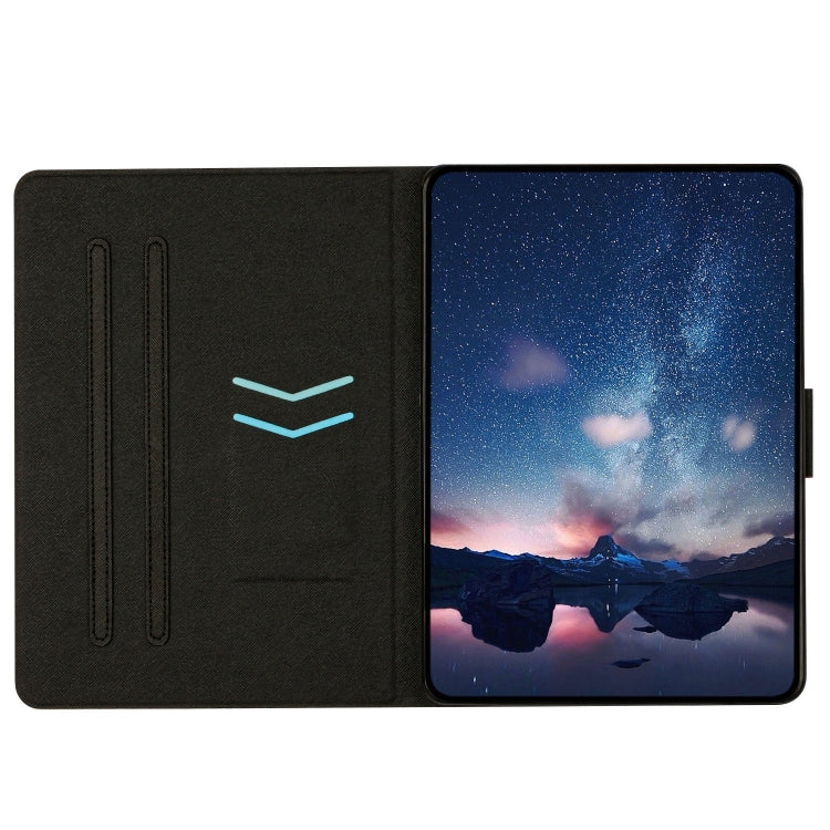 For Huawei MatePad T 10s Solid Color Crocodile Texture Leather Tablet Case(Rose Red)