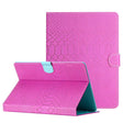 For 10 inch Tablets Solid Color Crocodile Texture Leather Tablet Case(Rose Red) - Others by PMC TechLife | Online Shopping South Africa | PMC TechLife | Buy Now Pay Later Mobicred