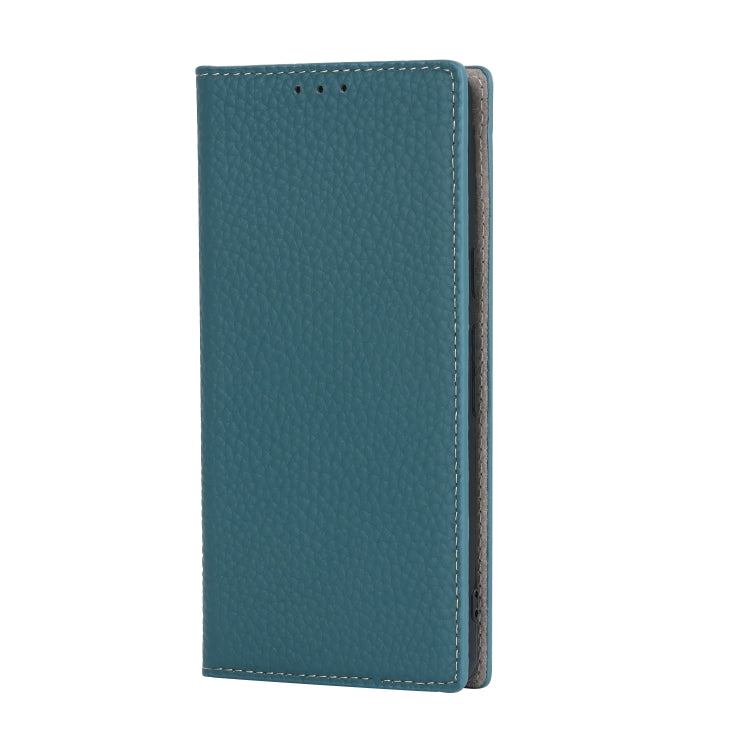 For Google Pixel 7 5G Litchi Texture Genuine Leather Phone Case(Sky Blue) - Google Cases by PMC TechLife | Online Shopping South Africa | PMC TechLife | Buy Now Pay Later Mobicred