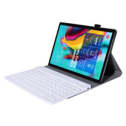 A610 For Galaxy Tab S6 Lite 10.4 P610 / P615 (2020) Bluetooth Keyboard Tablet Case with Stand & Elastic Pen Band(Gold)