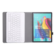 A610 For Galaxy Tab S6 Lite 10.4 P610 / P615 (2020) Bluetooth Keyboard Tablet Case with Stand & Elastic Pen Band(Rose Gold)