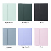 For iPad 10th Gen 10.9 2022 SA-10DS Backlight Bluetooth Keyboard Leather Tablet Case with Pen Slot(Light Purple)