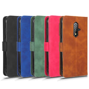 For Blackview BV5200 Skin Feel Magnetic Flip Leather Phone Case(Blue)