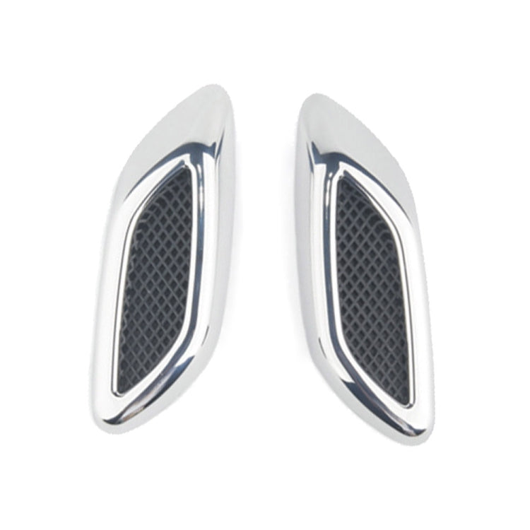 2 in 1 Car Hood Frame Decorative Stickers Fender Air Outlet Stickers (Silver) - Anti Collision Sticker by PMC TechLife | Online Shopping South Africa | PMC TechLife | Buy Now Pay Later Mobicred