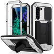 For Samsung Galaxy S23+ 5G R-JUST Sliding Camera Design Life Waterproof Dustproof Shockproof Phone Case(Silver) - Galaxy S23+ 5G Cases by R-JUST | Online Shopping South Africa | PMC TechLife | Buy Now Pay Later Mobicred