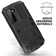 For Samsung Galaxy S23 5G R-JUST Life Water-resistant Dustproof Shockproof Phone Case(Black)