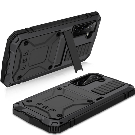For Samsung Galaxy S23 5G R-JUST Life Water-resistant Dustproof Shockproof Phone Case(Black)