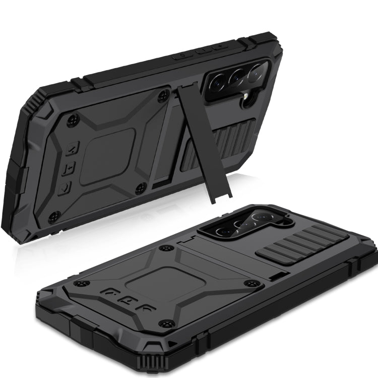 For Samsung Galaxy S23 5G R-JUST Life Water-resistant Dustproof Shockproof Phone Case(Black)