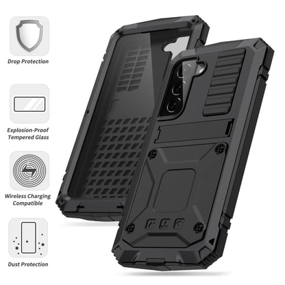 For Samsung Galaxy S23 5G R-JUST Life Waterproof Dustproof Shockproof Phone Case(Black) - free shipping - PMC Jewellery - Order now!