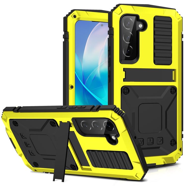 For Samsung Galaxy S23 5G R-JUST Life Waterproof Dustproof Shockproof Phone Case(Yellow) - free shipping - PMC TechLife - Order now!