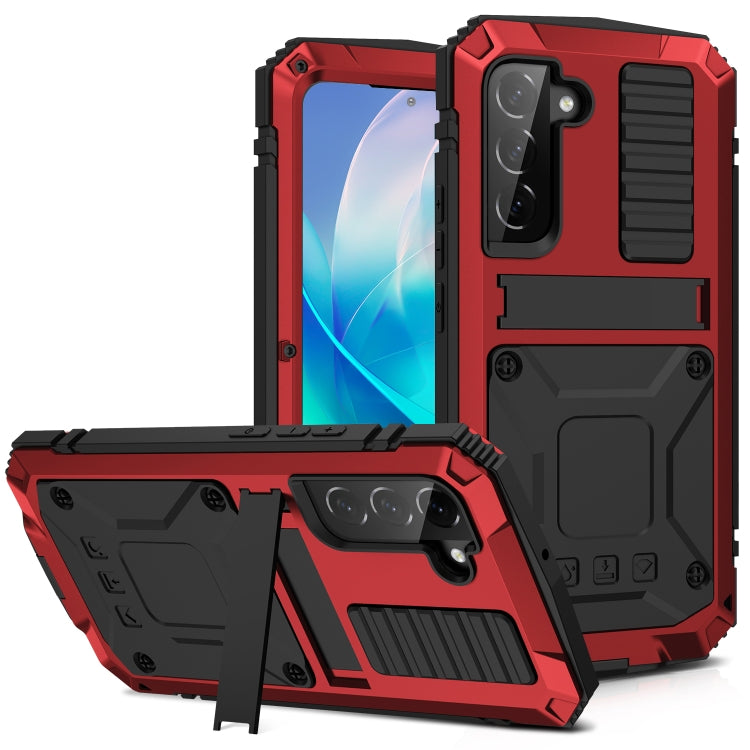 For Samsung Galaxy S23+ 5G R-JUST Life Waterproof Dustproof Shockproof Phone Case(Red) - free shipping - PMC TechLife - Order now!