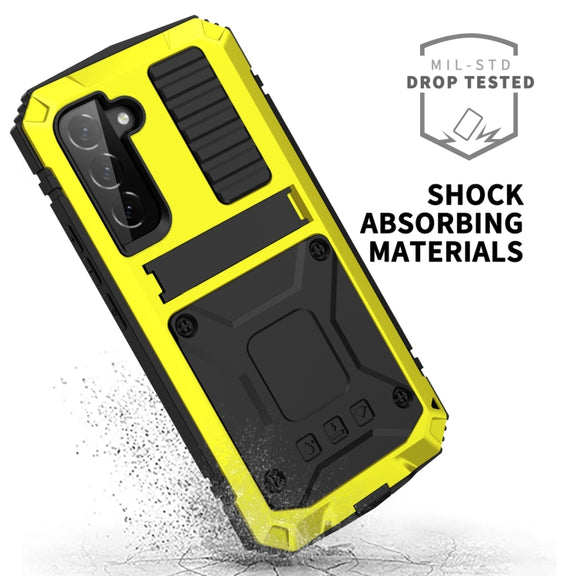 For Samsung Galaxy S23+ 5G R-JUST Life Water-resistant Dustproof Shockproof Phone Case(Yellow)