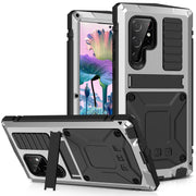 For Samsung Galaxy S23 Ultra 5G R-JUST Life Water-resistant Dustproof Shockproof Phone Case(Silver)