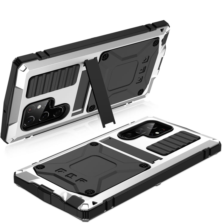 For Samsung Galaxy S23 Ultra 5G R-JUST Life Waterproof Dustproof Shockproof Phone Case(Silver) - Galaxy S23 Ultra 5G Cases by R-JUST | Online Shopping South Africa | PMC TechLife | Buy Now Pay Later Mobicred