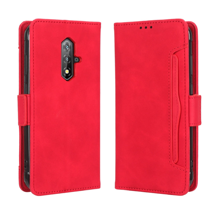 For Blackview BV5200 Skin Feel Calf Texture Card Slots Leather Phone Case(Red) - More Brand by PMC TechLife | Online Shopping South Africa | PMC TechLife | Buy Now Pay Later Mobicred